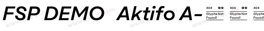 FSP DEMO   Aktifo A字体转换